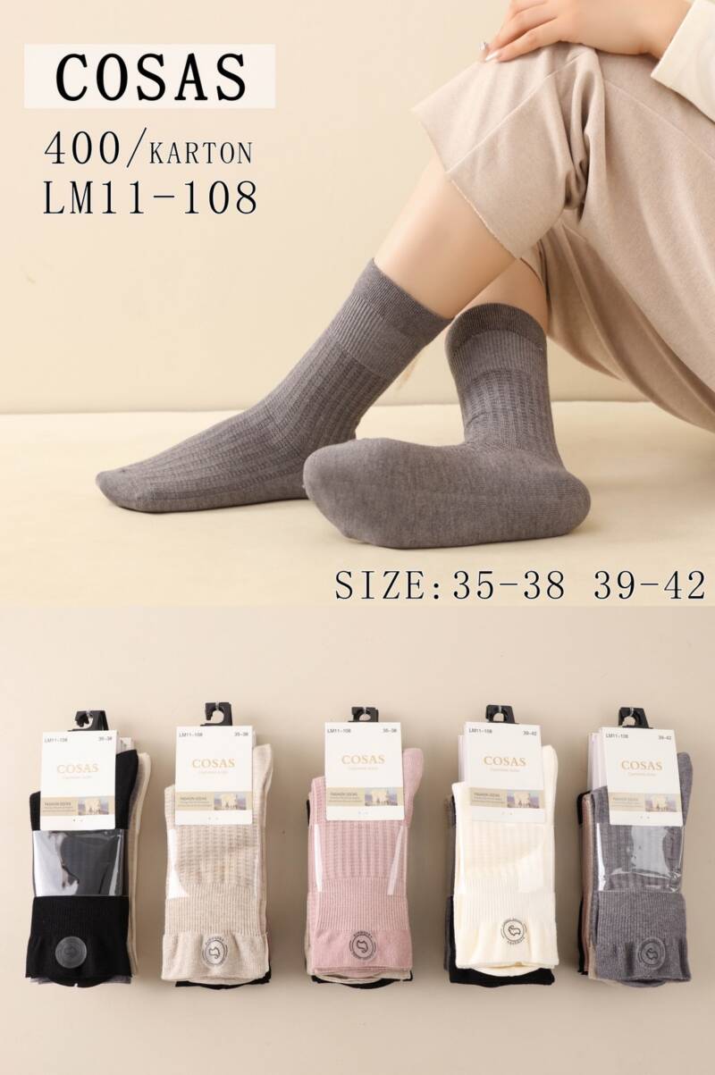 Skarpety damskie Roz 35-42, Mix kolor Paczka 40 szt